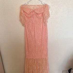 Maternity mermaid dress